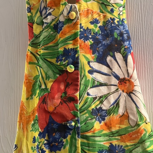 Halter Floral Dress - Size Small - Picture 2 of 7